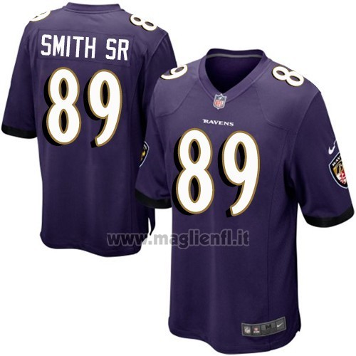 Maglia NFL Game Bambino Baltimore Ravens Smith Sr Viola